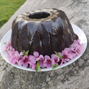 پاند کیک پنیری و شکلاتی